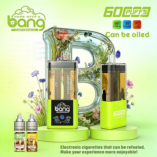 Bang 60K 60000 Puffs | 0%/2%/3%/5% Nicotine | Dual-Flavor Refillable - Image 6